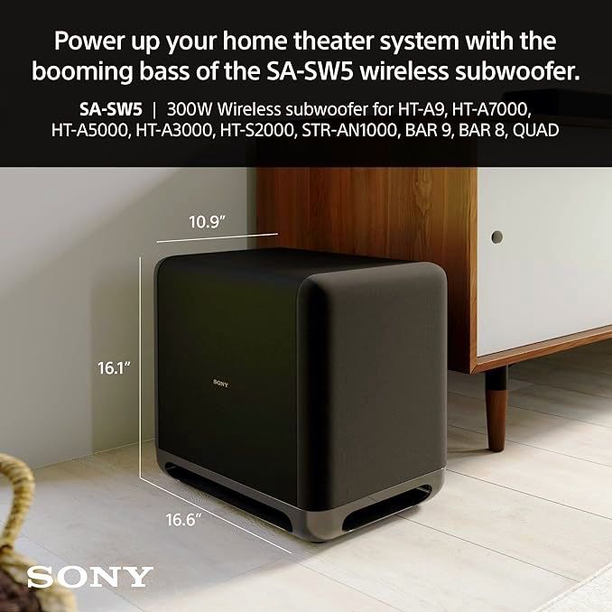 Sony Subwoofer review

